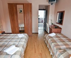 Pokoj pro 3 osoby v malém hotelu Splitu